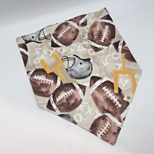 Burt’s Bees Football Season Dog Bandana Organic Cotton One Size 30x21x21" Scarf